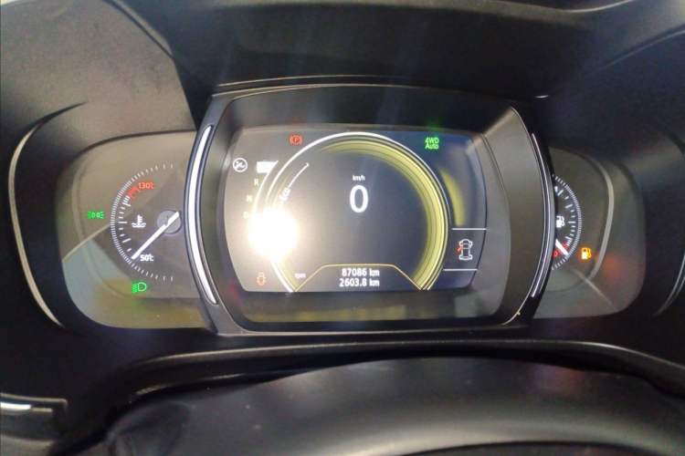 Used Renault Koleos 2017 2.5L Four-Wheel Drive Ultimate Edition Odometer Close Up