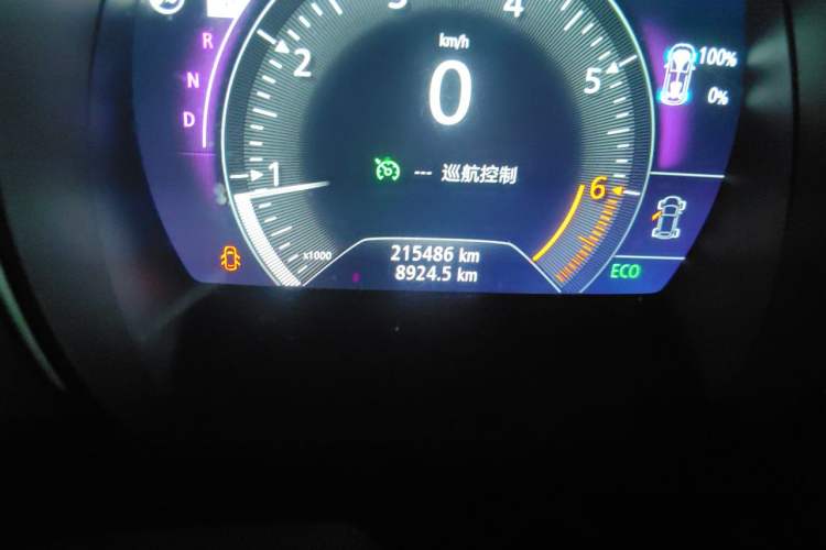Used Renault Koleos 2017 2.5L Four-Wheel Drive Ultimate Edition Odometer Close Up