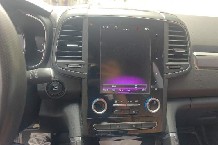 Used Renault Koleos 2017 2.5L Four-Wheel Drive Premium Edition Audio And AC Panel
