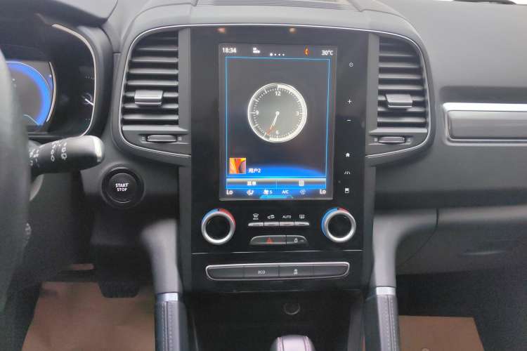 Used Renault Koleos 2017 2.0L Two-Wheel Drive Luxury Edition Audio And AC Panel