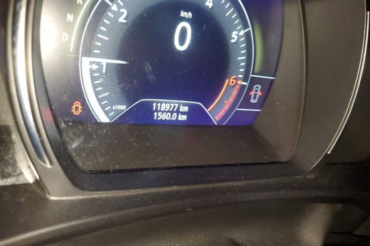 Used Renault Koleos 2017 2.5L Two-Wheel Drive Prestige Edition Odometer Close Up
