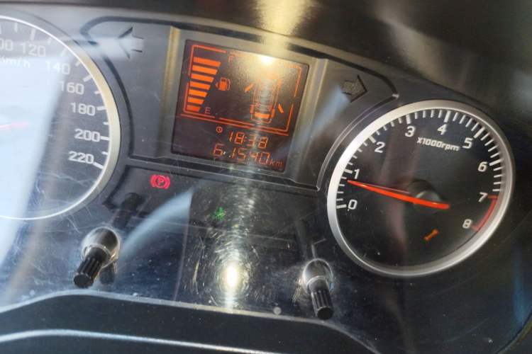 Used Riich G3 2012 1.6L Manual Performance Model Odometer Close Up