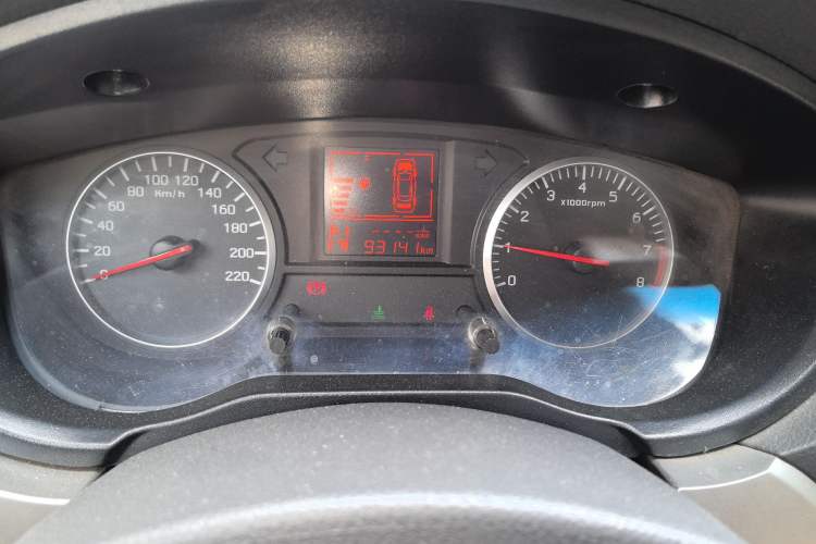 Used Riich G3 2012 1.6L CVT Comfort Model Odometer Close Up
