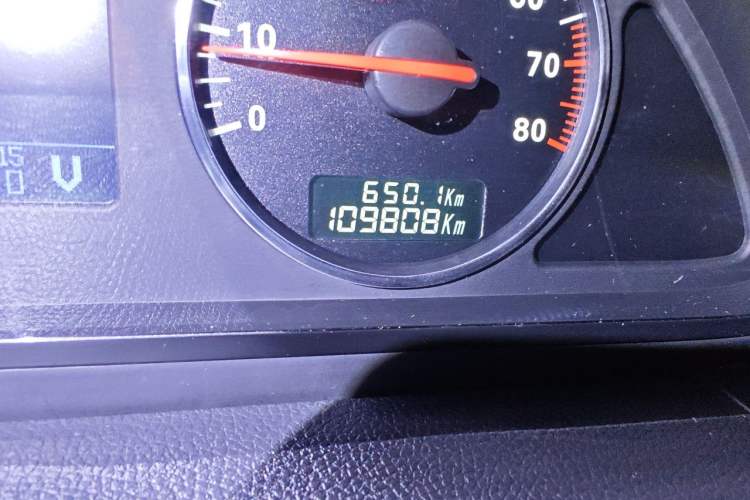 Used Riich G6 2011 2.0T Automatic Luxury Edition Odometer Close Up