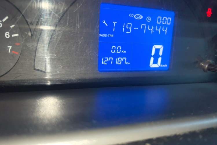 Used Riich M1 2011 1.0L Manual Luxury Model Odometer Close Up
