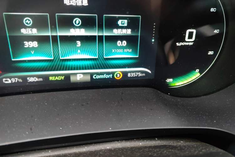 Used Rising ER6 2020 620 km Smart Drive Version Odometer Close Up