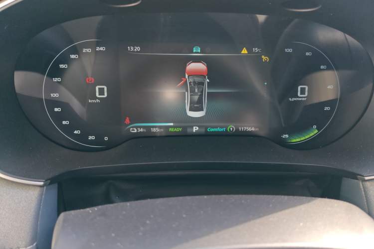 Used Rising ER6 2020 620 km Smart Drive Version Odometer Close Up