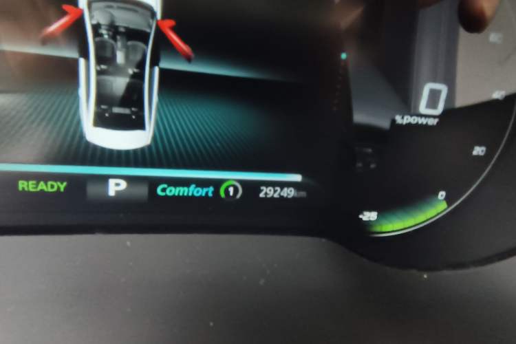 Used Rising ER6 2020 620 km Smart Drive Version Odometer Close Up