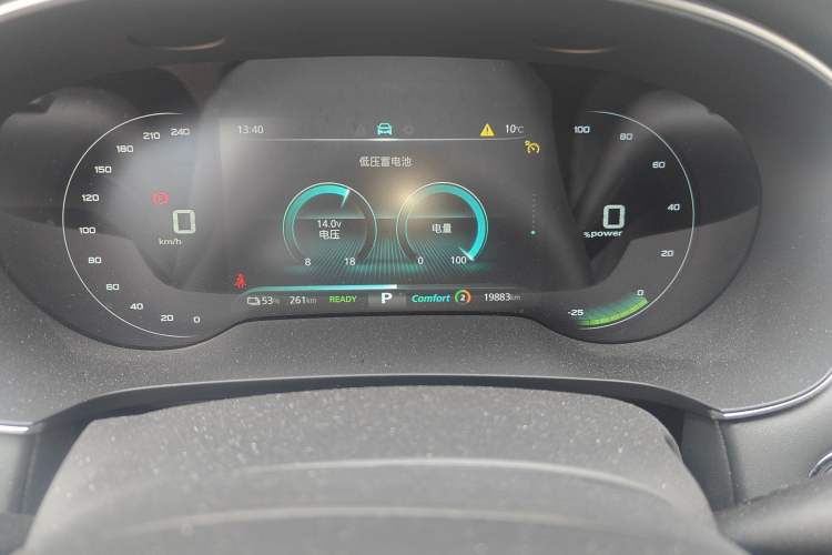 Used Rising ER6 2020 620 km Smart Drive Version Odometer Close Up