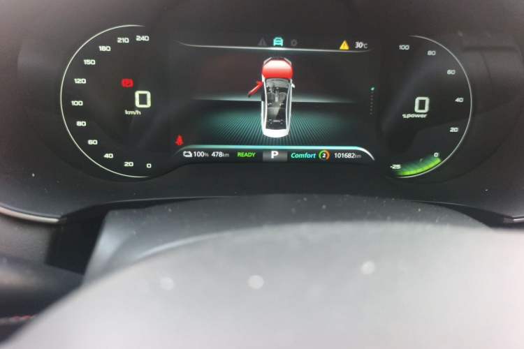 Used Rising ER6 2021 New Dynamic Edition 520km Smart Leading Version Odometer Close Up