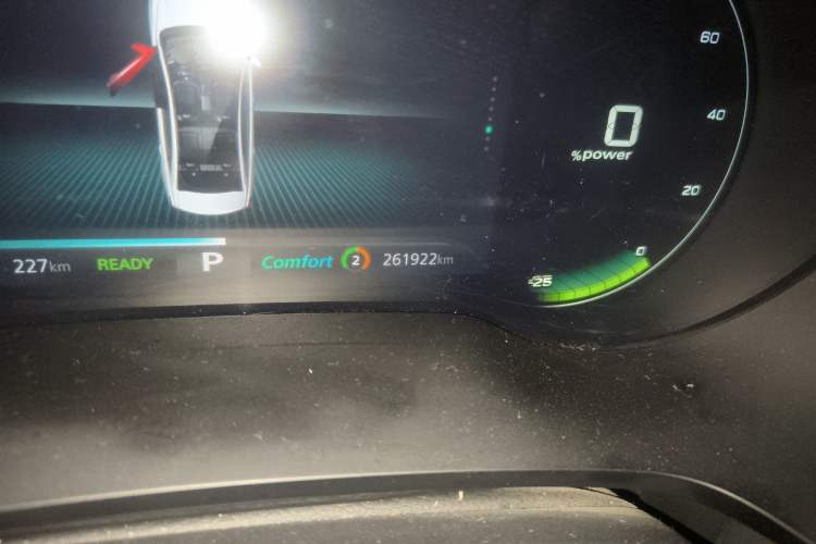 Used Rising ER6 2021 New Dynamic Edition 520km Smart Leading Version Odometer Close Up