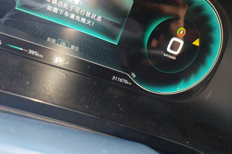 Used Rising ER6 2021 New Dynamic Edition 620km Smart Enjoyment Version Odometer Close Up