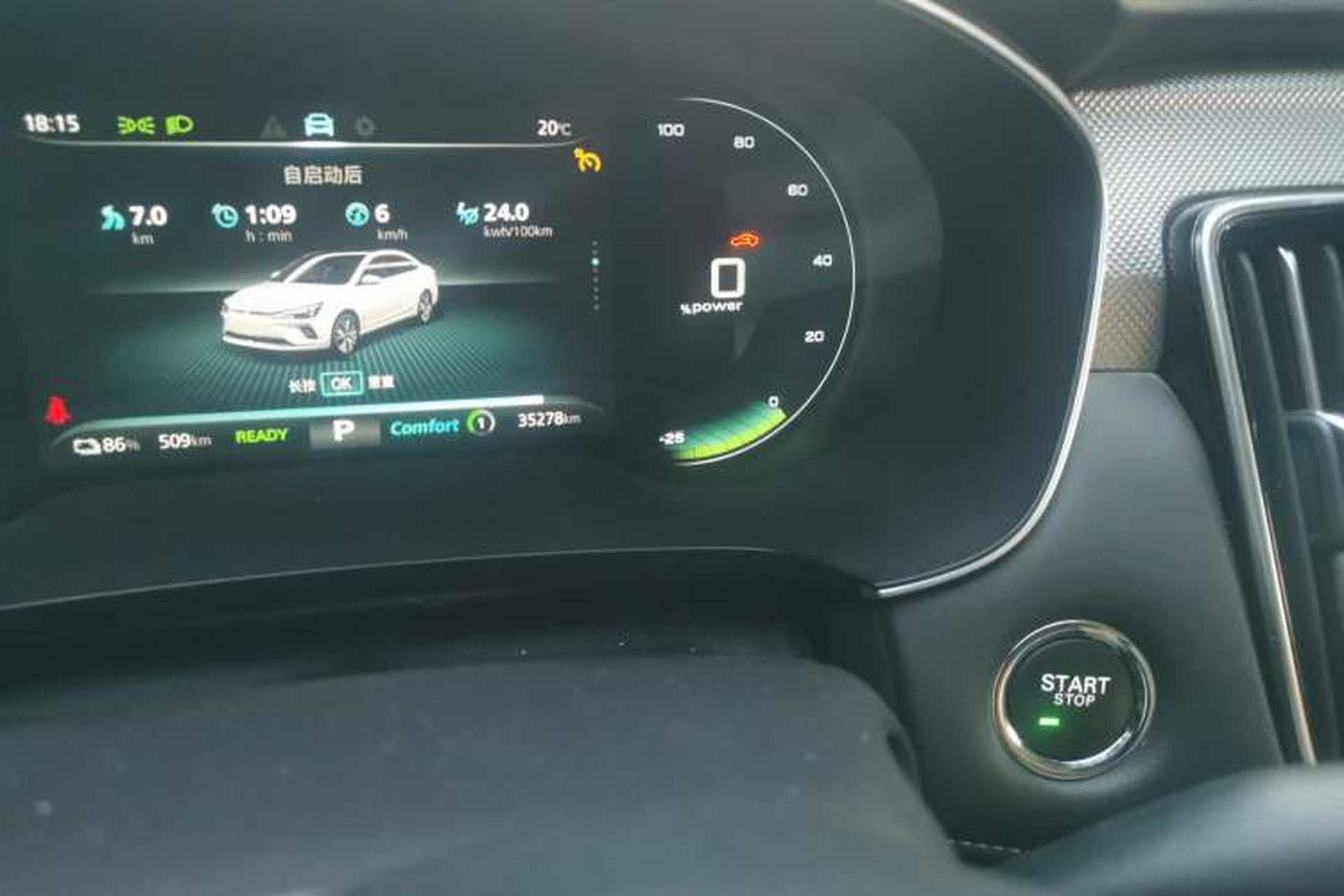 Used Rising ER6 2021 New Dynamic Edition 620km Smart Drive Version Odometer Close Up