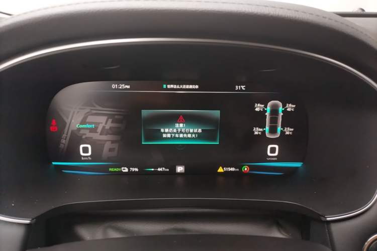 Used Rising ER6 2021 New Dynamic Edition 620km Smart Enjoyment Version Instrument Cluster
