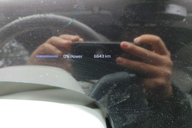Used Rising F7 2023 Advanced Edition Odometer Close Up