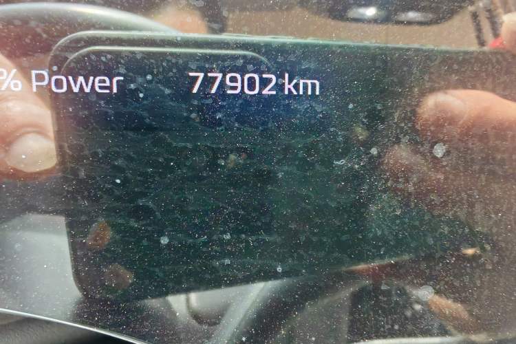 Used Rising F7 2023 Advanced Pro Edition Odometer Close Up
