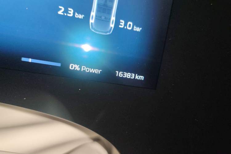 Used Rising F7 2023 Advanced Edition Odometer Close Up