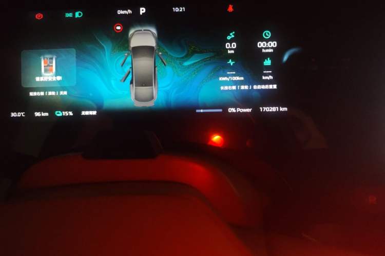 Used Rising F7 2023 Long-Range Pro Edition Odometer Close Up