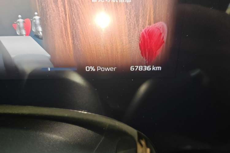 Used Rising R7 2022 Long-Range Advanced Edition Odometer Close Up