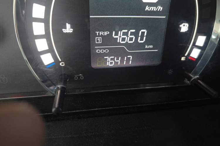 Used Roewe 350 2012 1.5L Manual Smart Value Edition Odometer Close Up