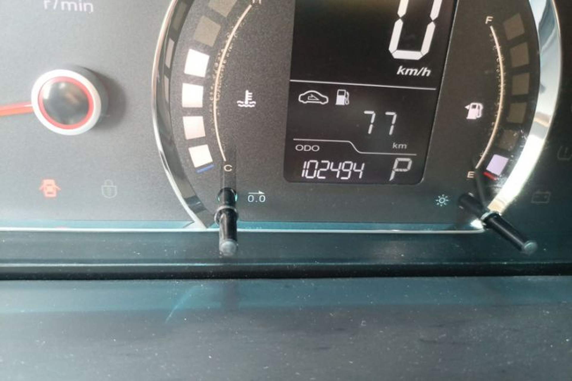 Used Roewe 350 2014 1.5L Automatic Xunyue Version Odometer Close Up