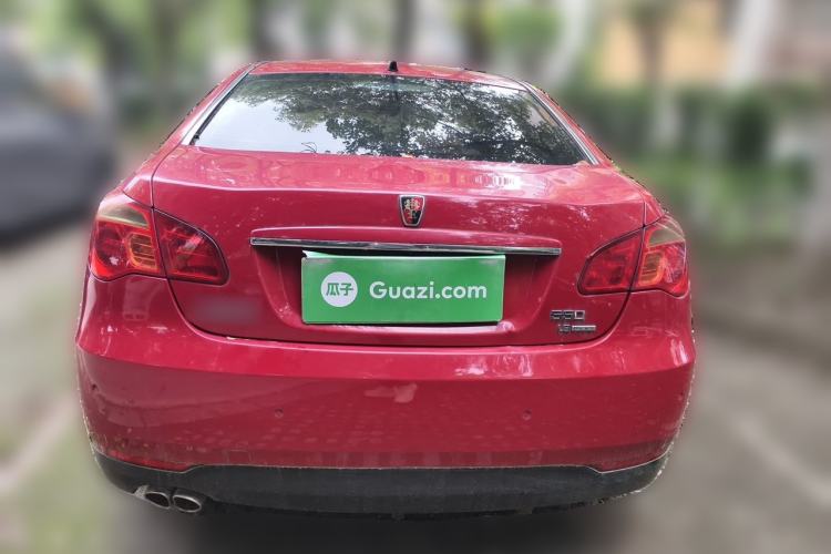 Used Roewe 550 2012 550 1.8L Automatic Value Edition Rear