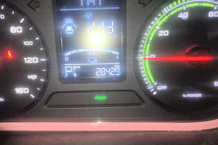 Used Roewe Clever 2021 302 km New Four-Seater Super-Efficient Version Odometer Close Up