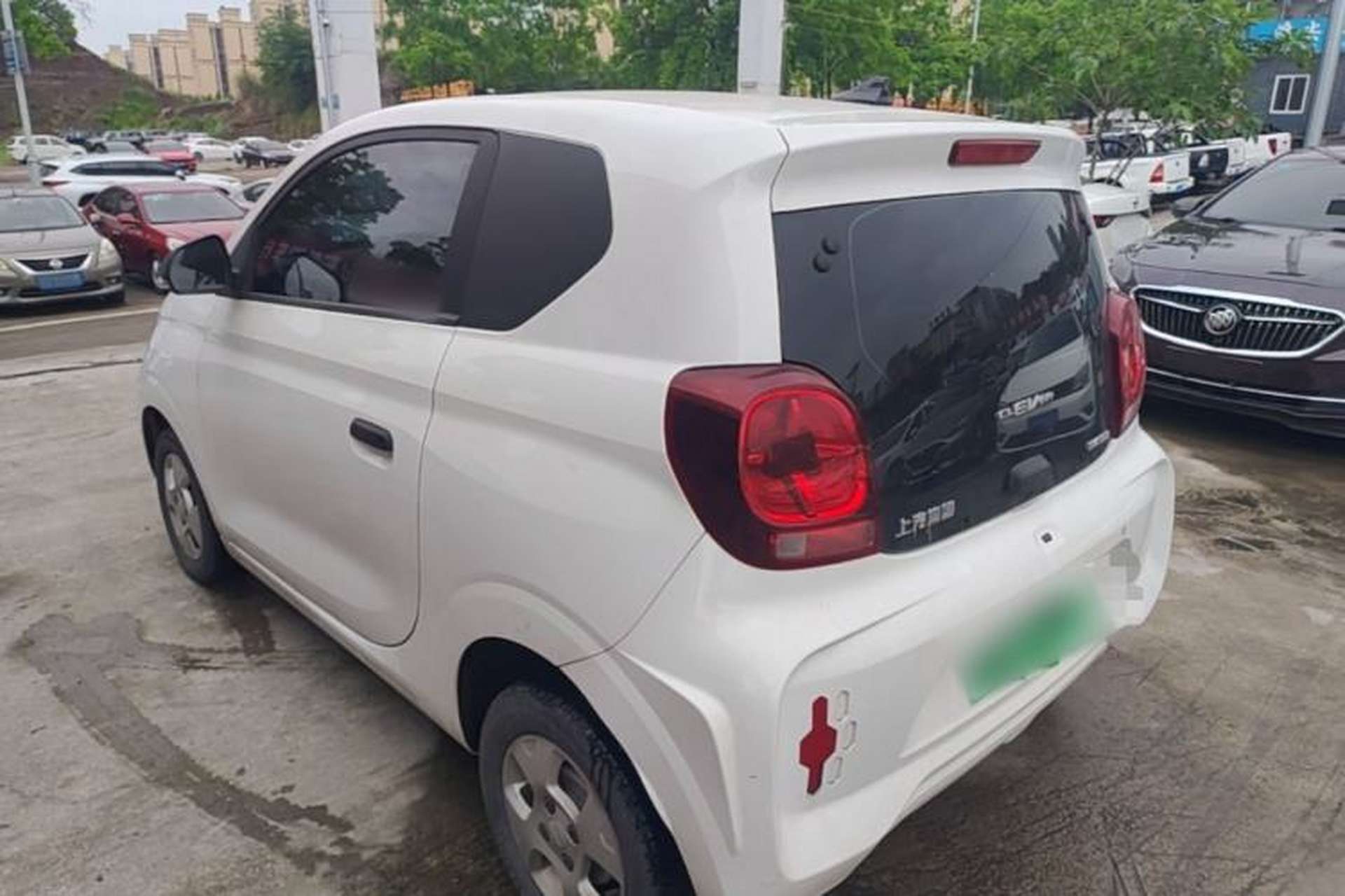 Used Roewe Clever 2021 302 km New Four-Seater Super-Efficient Version Rear Left 45 Deg