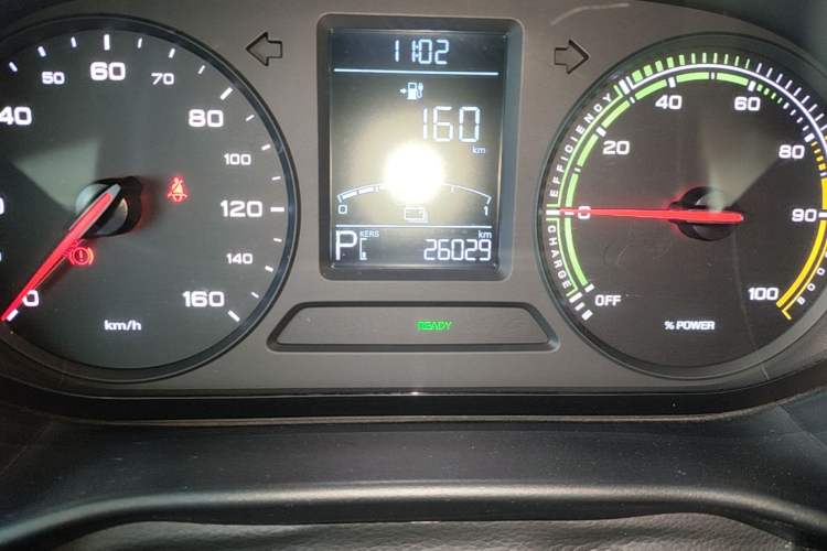 Used Roewe Clever 2022 311km QiQi BoBo Edition Odometer Close Up