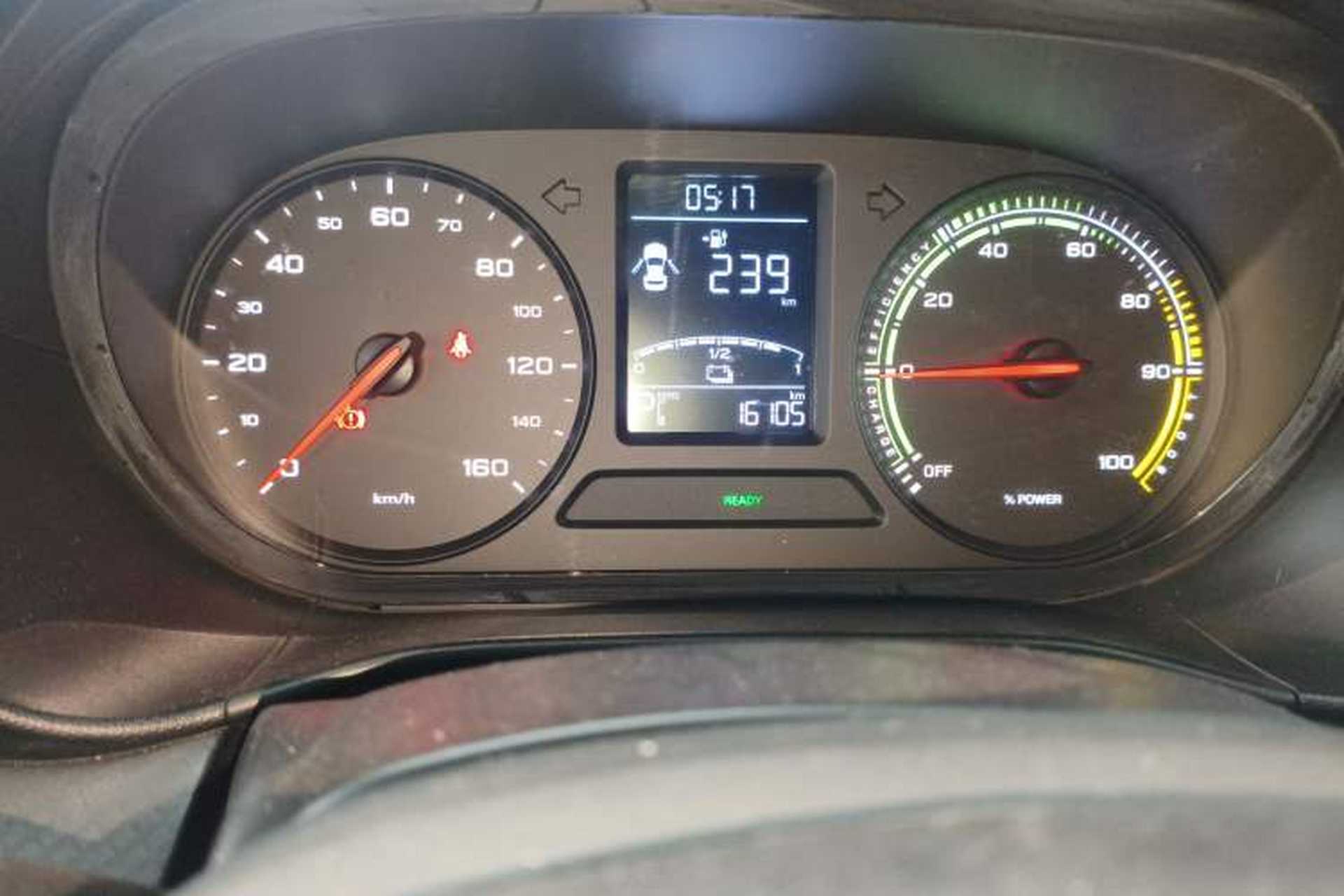 Used Roewe Clever 2022 311km QiQi BoBo Edition Odometer Close Up