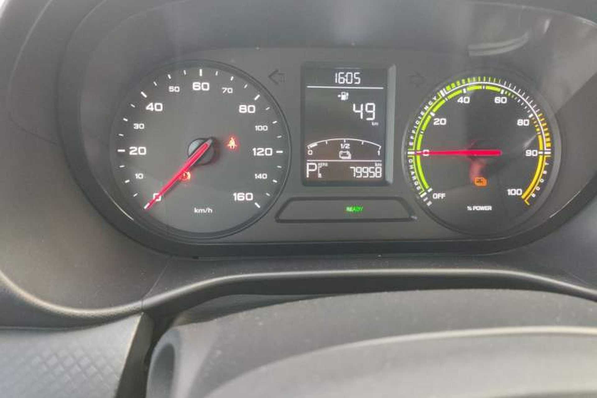 Used Roewe Clever 2022 311km QiQi BoBo Edition Odometer Close Up