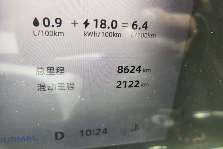 Used Roewe D5X DMH 2024 135 Tech Edition Odometer Close Up
