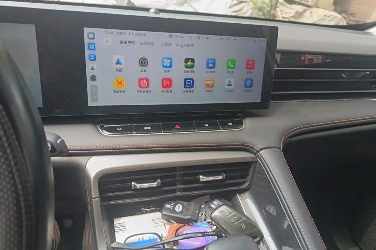 Used Roewe D5X DMH 2024 135 Luxury Edition Audio And AC Panel