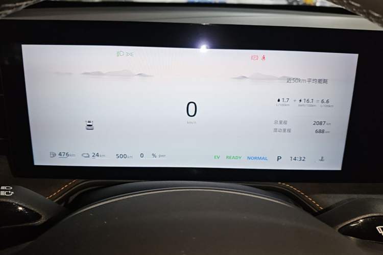 Used Roewe D5X DMH 2024 135 Tech Edition Instrument Cluster