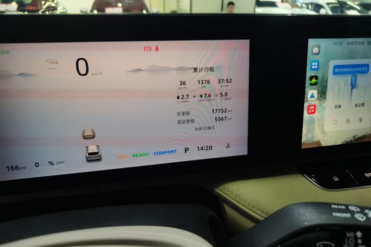 Used Roewe D5X DMH 2024 135 Tech Edition Odometer Close Up