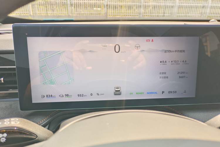 Used Roewe D5X DMH 2024 135 Tech Edition Odometer Close Up
