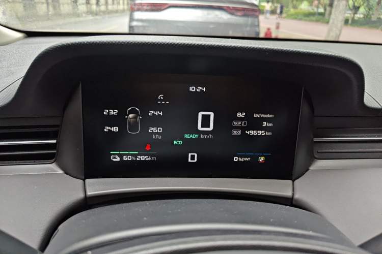 Used Roewe D6 2025 450 km Premium Edition Odometer Close Up