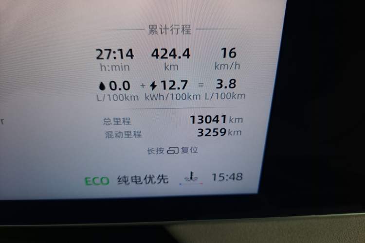 Used Roewe D7 2023 DMH 125km Excellence Edition Odometer Close Up