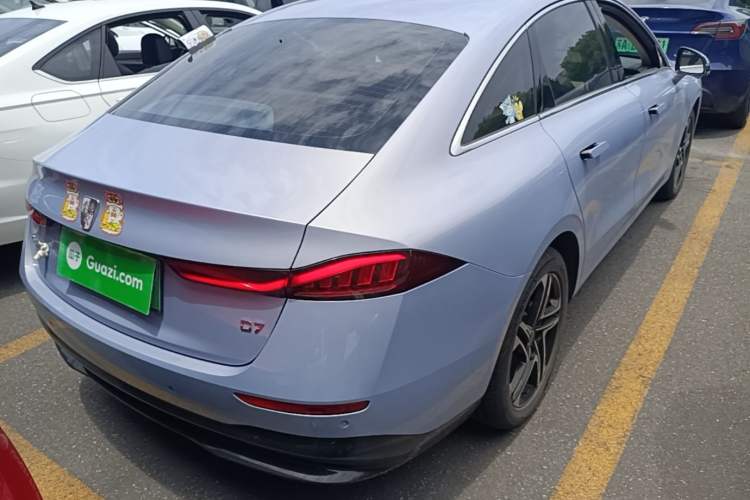 Used Roewe D7 2023 EV 510km Rear-Drive Flagship Edition Rear Right 45 Deg