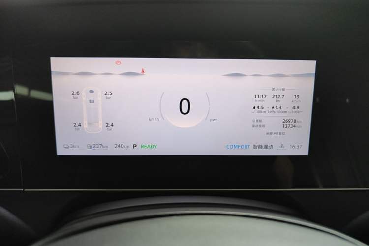 Used Roewe D7 2023 DMH 125km Superior Edition Instrument Cluster