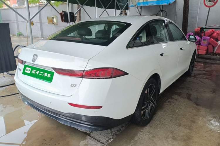 Used Roewe D7 2023 EV 510km Rear-Drive Flagship Edition Rear Right 45 Deg