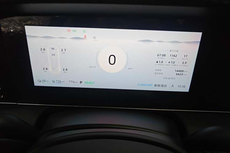 Used Roewe D7 2025 DMH 125km World Champion Edition Instrument Cluster