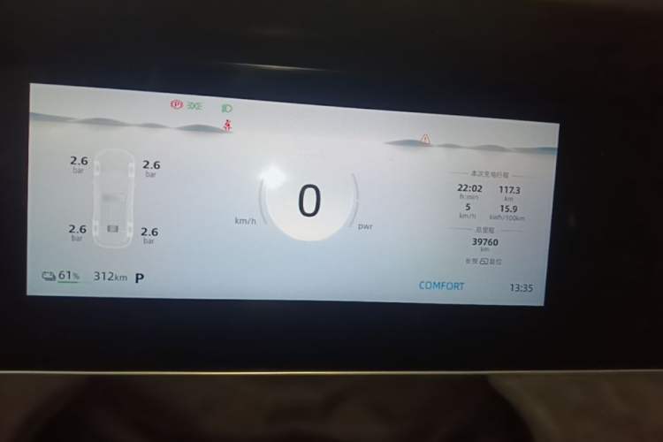Used Roewe D7 2025 EV 510km Rear-Drive Navigation Edition Instrument Cluster
