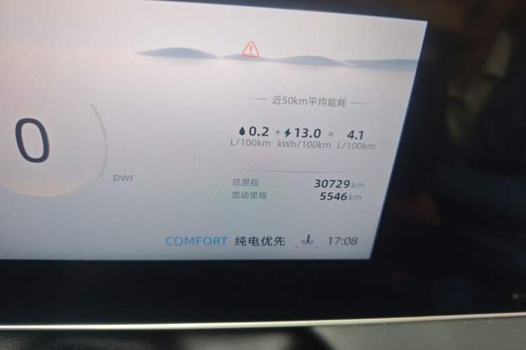 Used Roewe D7 2025 DMH 125km World Champion Edition Odometer Close Up