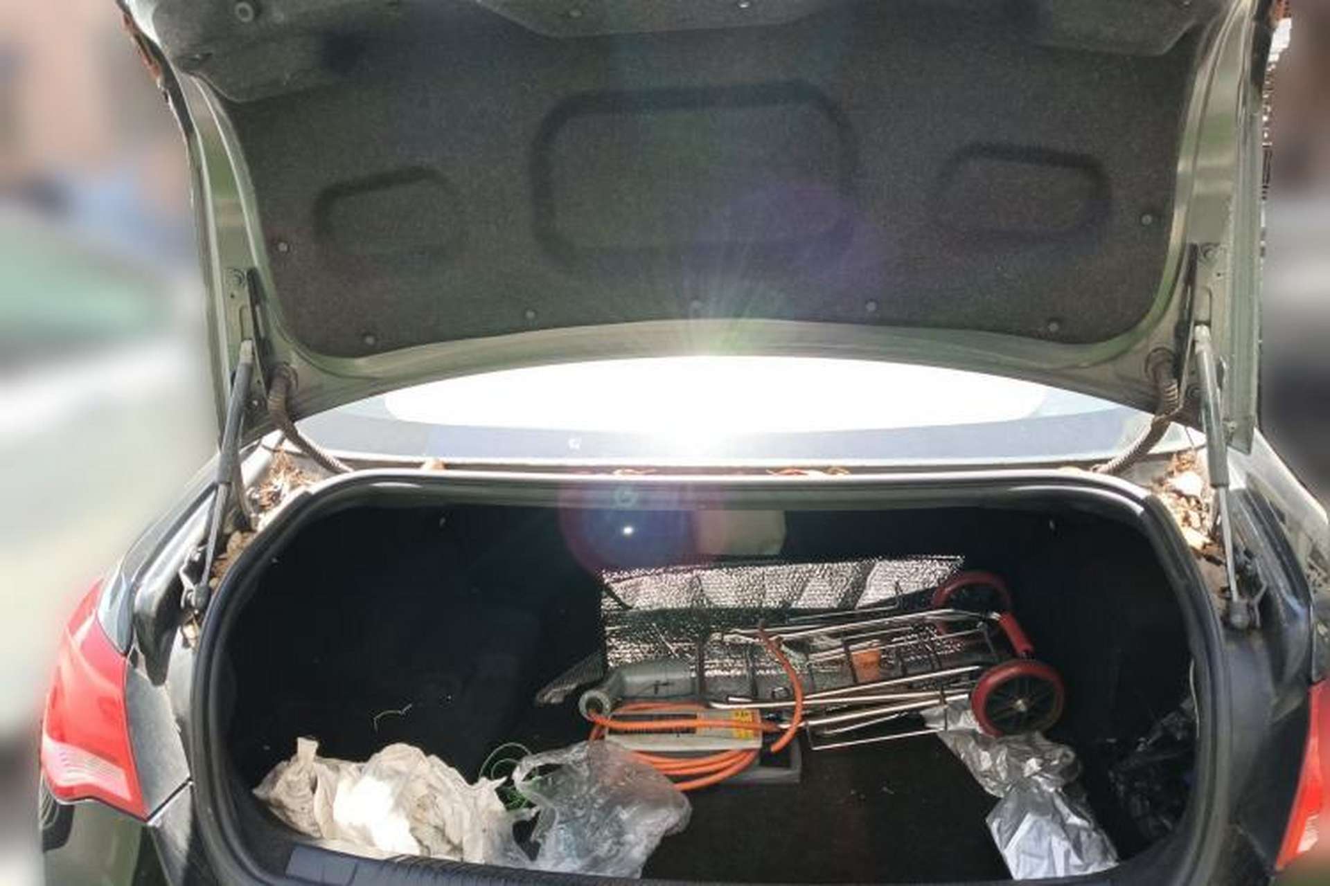 Used Roewe e550 2016 Deluxe Edition Trunk
