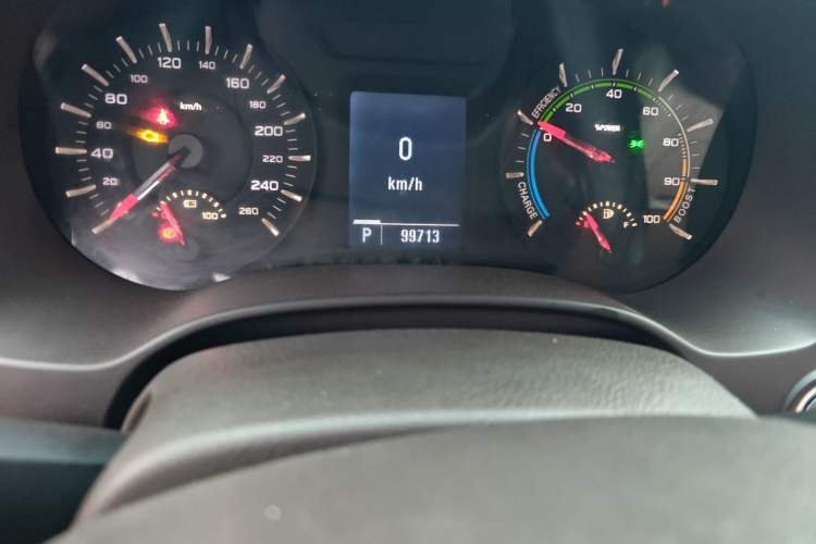 Used Roewe e950 2016 1.4T Luxury Edition Odometer Close Up