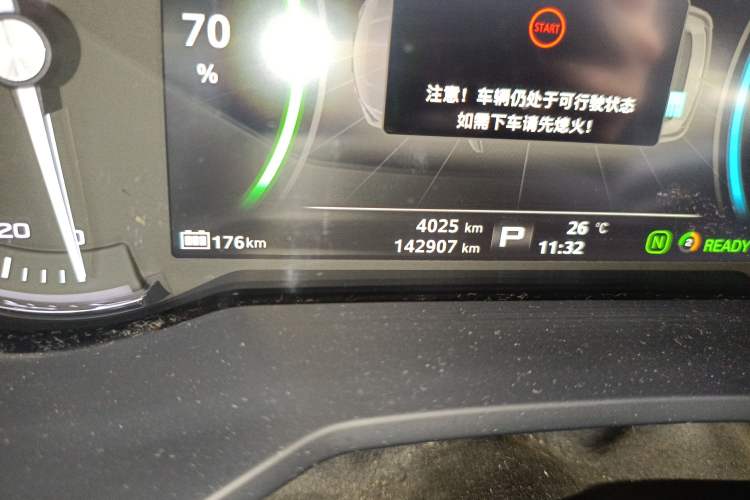 Used Roewe Ei5 2018 Internet Luxury Edition Odometer Close Up