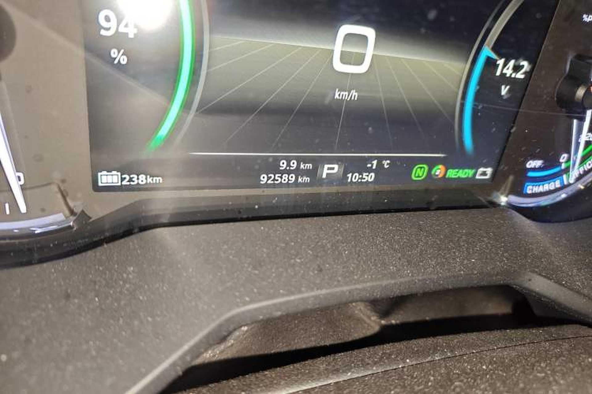Used Roewe Ei5 2018 Internet Flagship Edition Odometer Close Up