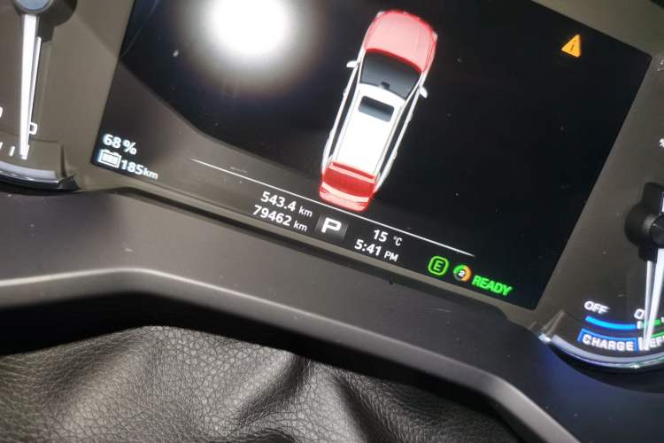 Used Roewe Ei5 2018 Internet Flagship Edition Odometer Close Up