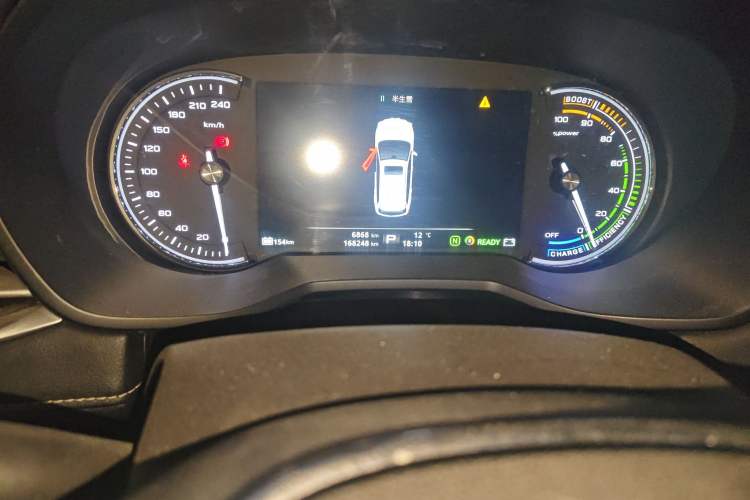 Used Roewe Ei5 2018 Internet Flagship Edition Odometer Close Up